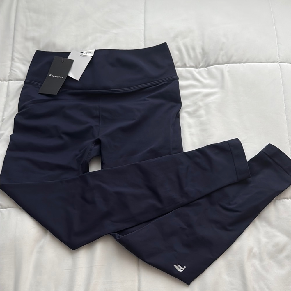 NWT Fabletics Navy Blue Leggings